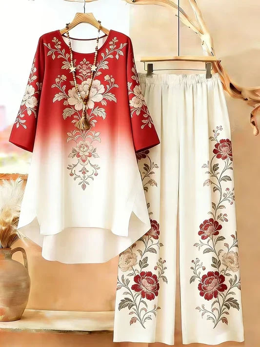 Luxe Geometric Plus Size Co-Ord Set
