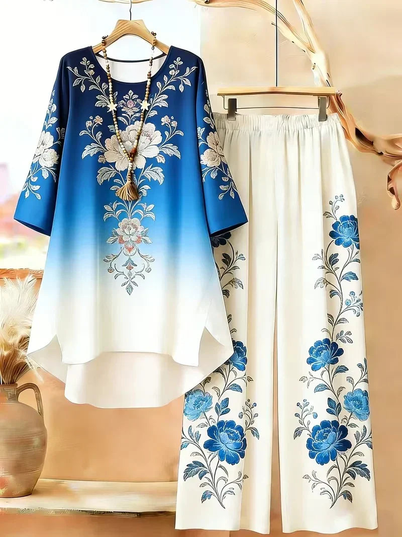 Luxe Geometric Plus Size Co-Ord Set