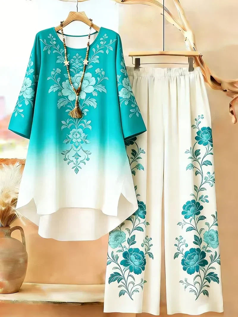 Luxe Geometric Plus Size Co-Ord Set