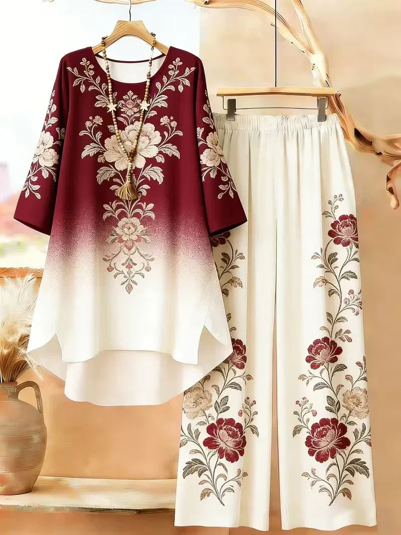 Luxe Geometric Plus Size Co-Ord Set