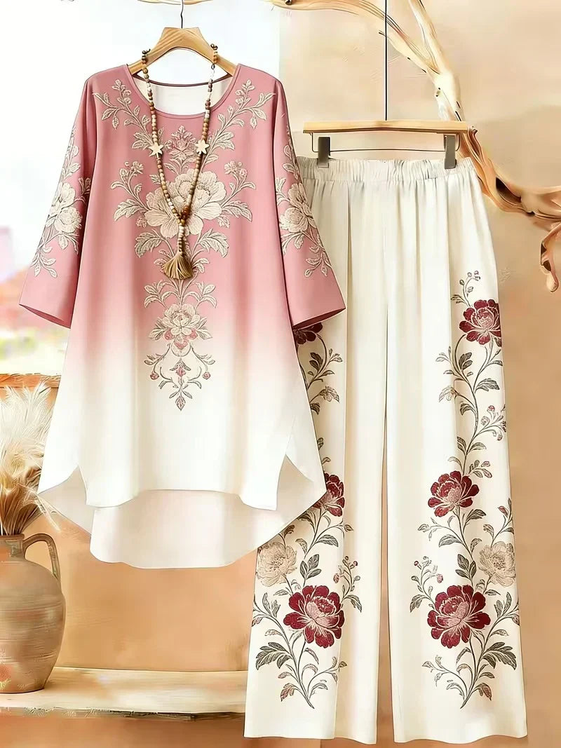 Luxe Geometric Plus Size Co-Ord Set